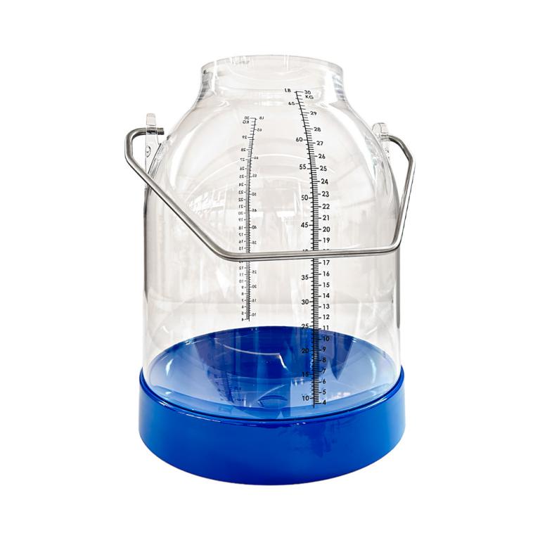 Kunststoff Melkeimer blau, 30l, 143 mm Bügelhöhe