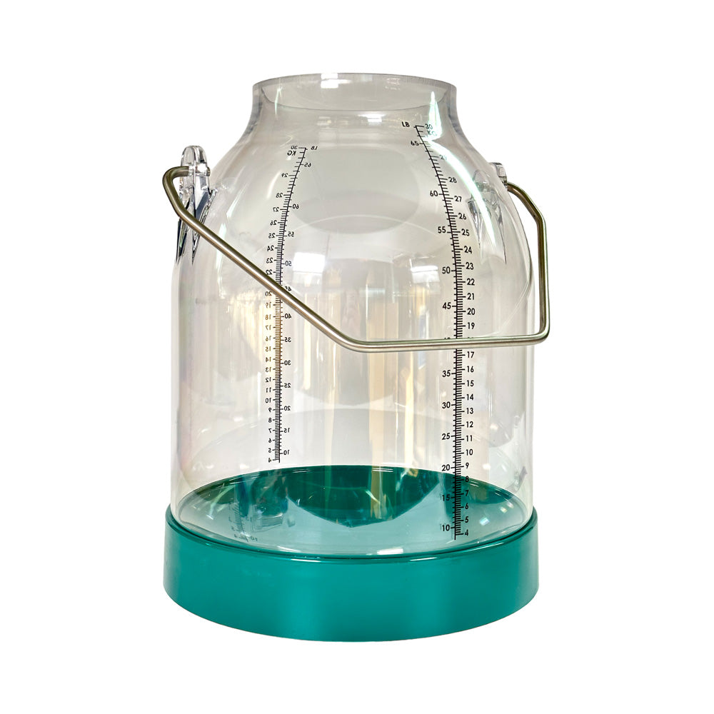Kunststoff Melkeimer grün, 30l, 143 mm Bügelhöhe