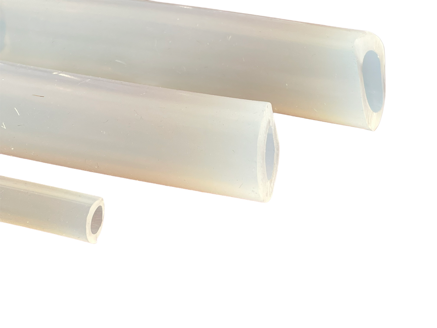 Silikon Luftschlauch/Milchschlauch ø 6 x 10 mm, transparent