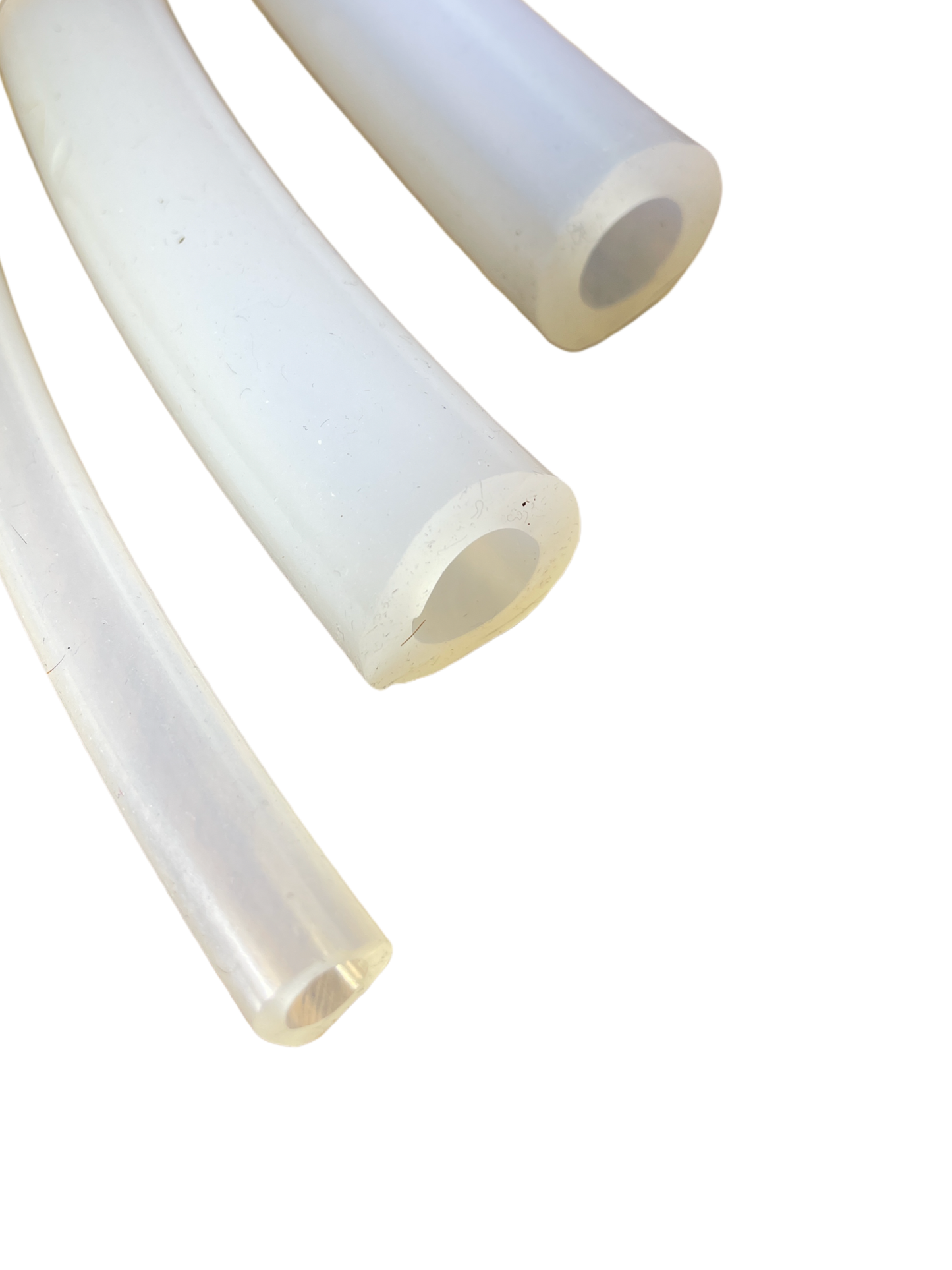 Silikon Luftschlauch/Milchschlauch ø 10 x 16 mm, transparent