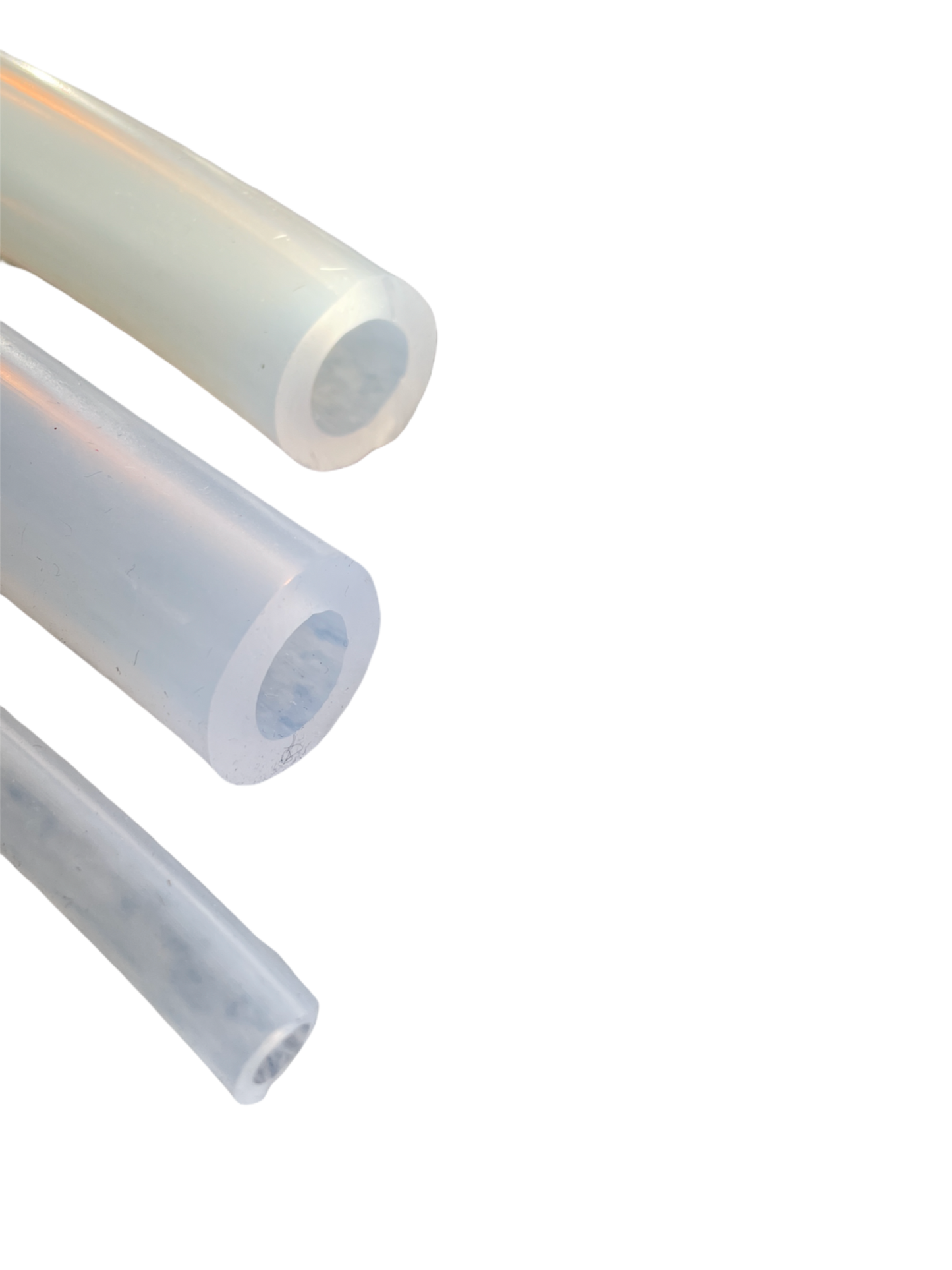 Silikon Luftschlauch/Milchschlauch ø 12 x 22 mm, transparent