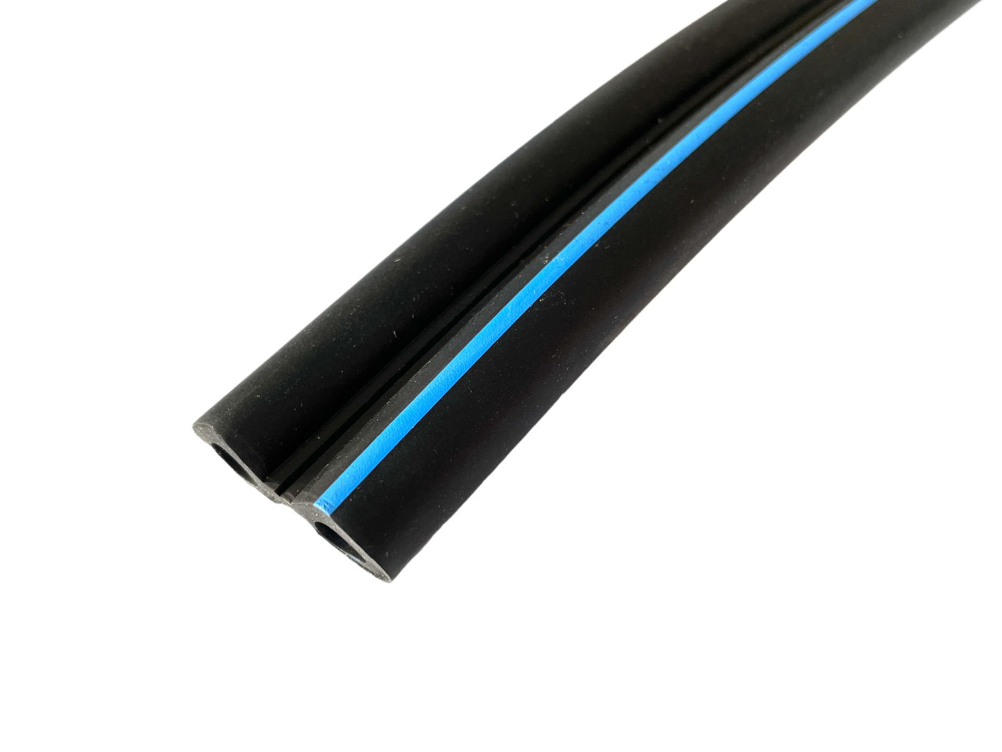 Doppel Pulsschlauch Gummi 2 x ø 7 x 13 mm, blau