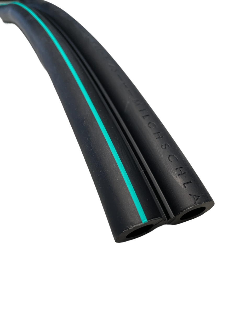 Doppel Milchschlauch für GEA/Westfalia 2 x ø 10 x 18 mm „Biomilker“, grün
