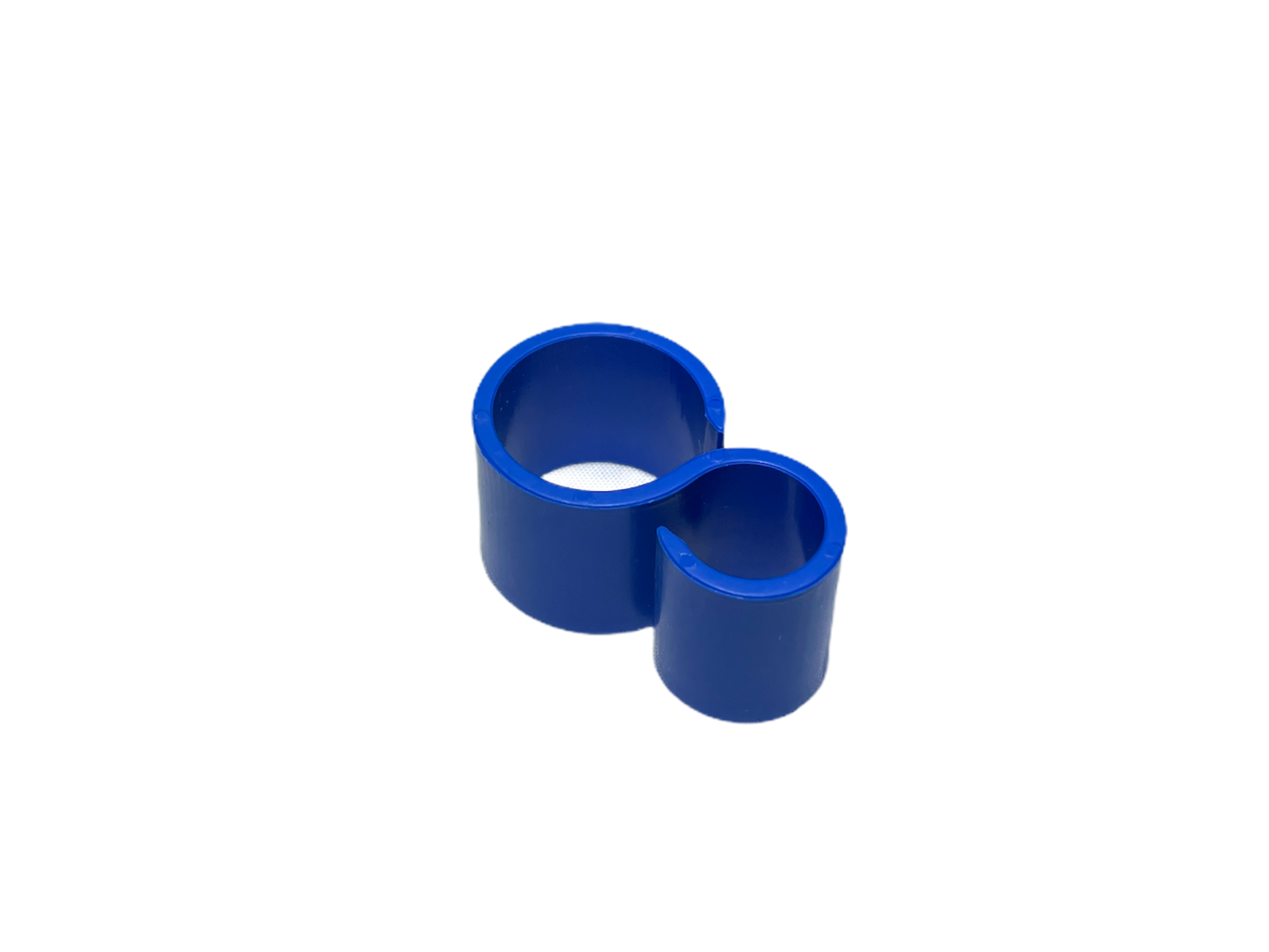 Schlauchhalter blau, für ø 14 mm Schläuche und Doppel-Pulsschlauch