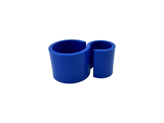Schlauchhalter blau, für ø 14 mm Schläuche und Einfach-Pulsschlauch