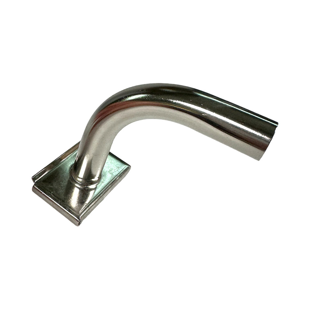 Edelstahlöffner für Milchschiebehahn GEA Westfalia 7009-4341-060, breite Ausführung,16 mm Anschluss