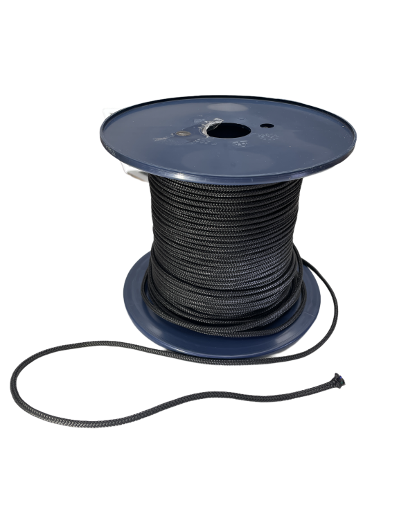 Abnahmeseil, ø 3 mm, schwarz