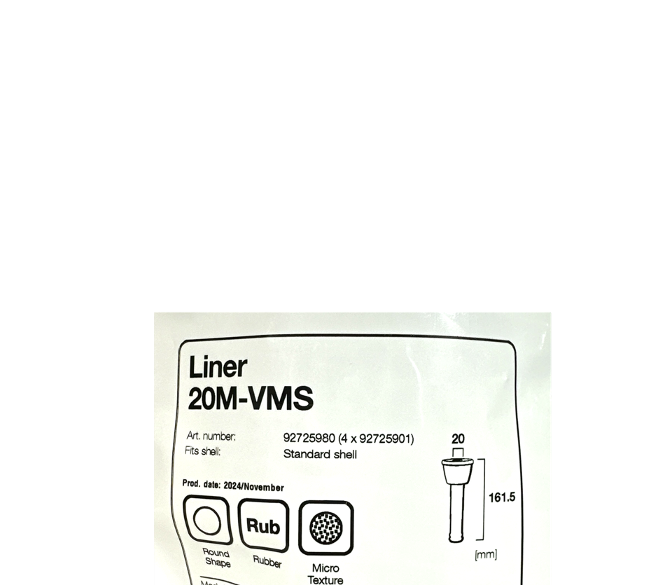 Original DeLaval Zitzengummi VMS 20M 92725980 (4x92725901)