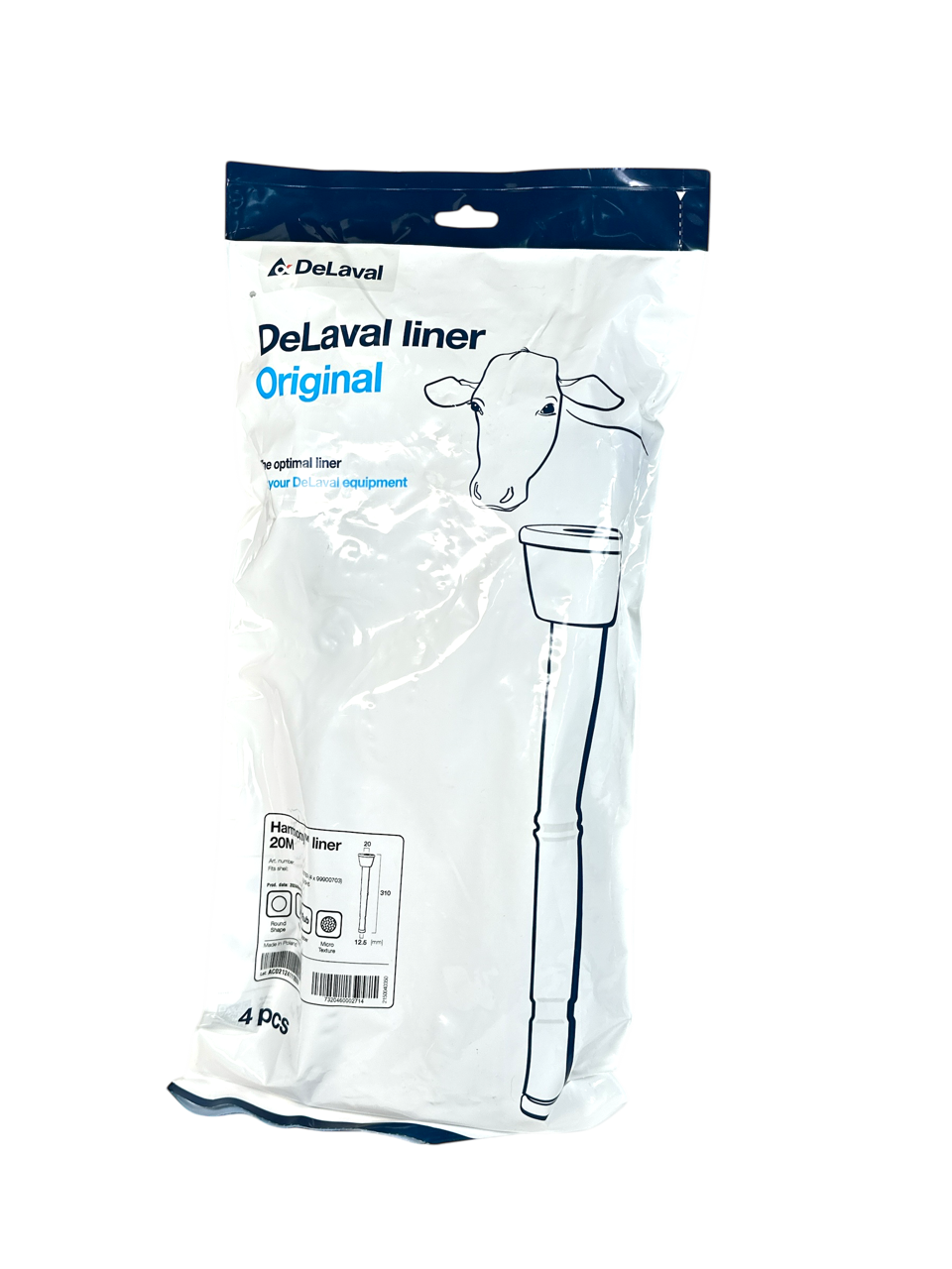 Original DeLaval Zitzengummi 20M 99900783 (4x99900703). für Harmony TF 350/360