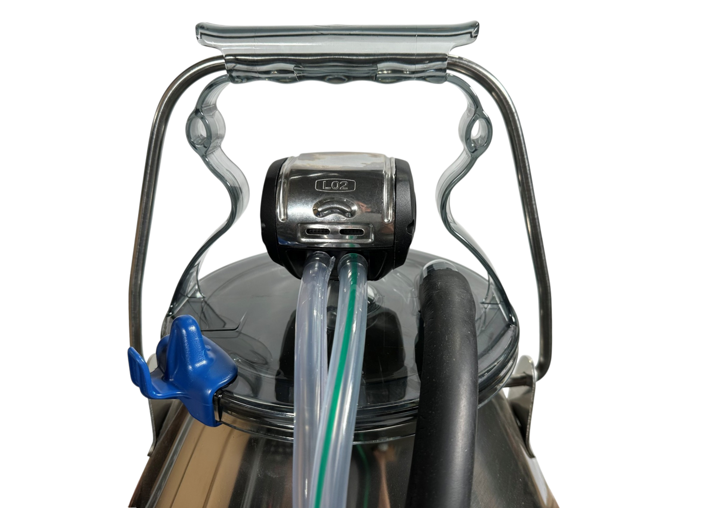 Eimermelkanlage GEA komplett, mit 30 Liter Edelstahl Melkeimer