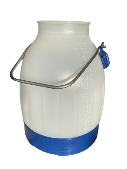 Melkeimer ECO, Kunststoff, 23 Liter, Bügelhöhe 143 mm Standard , blau