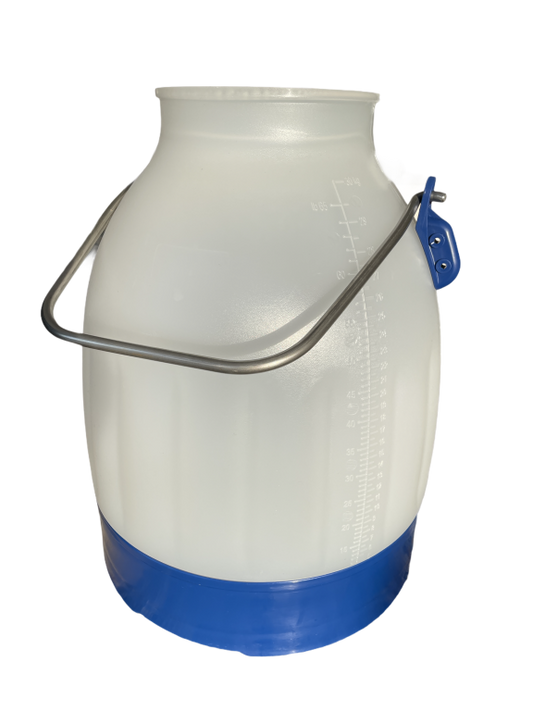 Melkeimer ECO, Kunststoff, 23 Liter, Bügelhöhe 143 mm Standard , blau