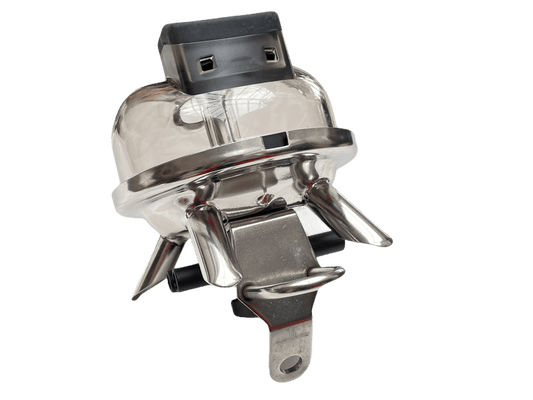 Sammelstück CL 300 Evo mit Absperrventil, komplett, hinten enge Parallelstutzen, passend für GEA/Westfalia 7021-2620-440