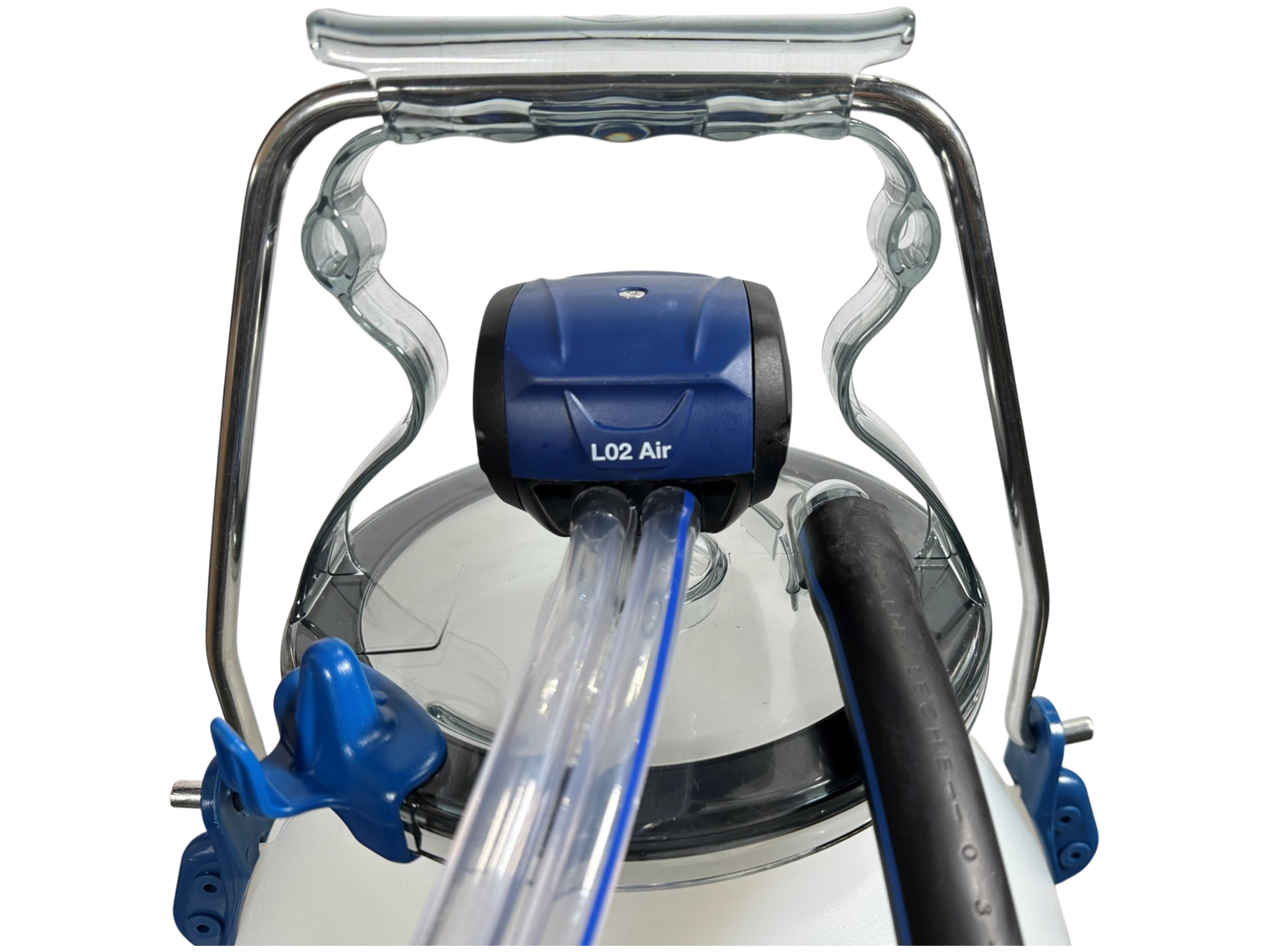 Eimermelkanlage DeLaval komplett, mit 30 Liter ECO Melkeimer blau