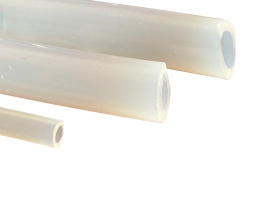 Silikon Luftschlauch/Milchschlauch ø 6 x 10 mm, transparent