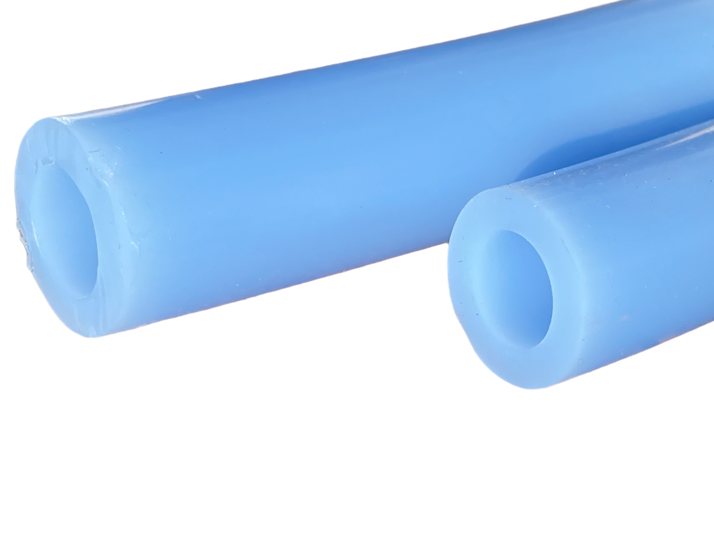 Silikon Luftschlauch/Milchschlauch ø 9 x 17 mm, blau