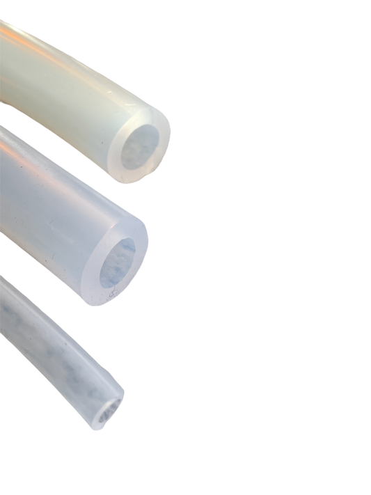 Silikon Luftschlauch/Milchschlauch ø 12 x 22 mm, transparent