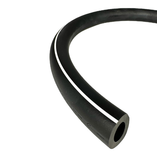 Gummi Milchschlauch ø 15 x 27 mm, weißer Streifen