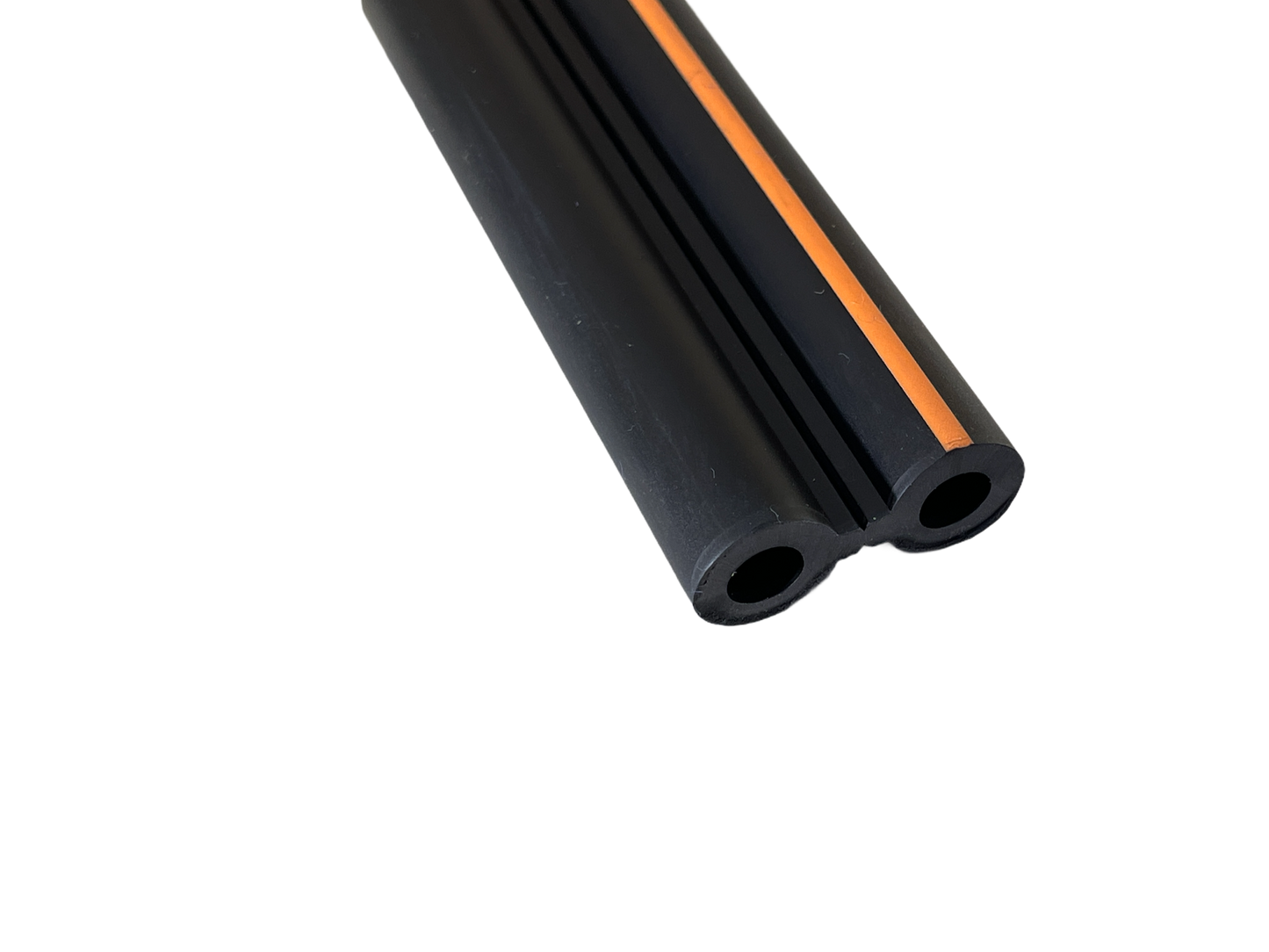 Doppel Pulsschlauch Gummi 2 x ø 7 X 13 mm, orange