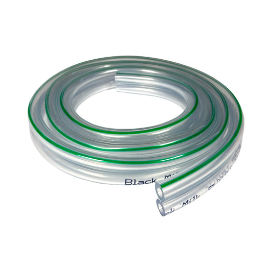 PVC Doppel-Pulsschlauch 2 x ø 7 x 13 mm, grüner Streifen