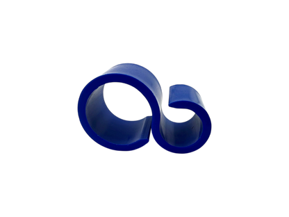 Schlauchhalter blau, für ø 14 mm Schläuche und Einfach-Pulsschlauch
