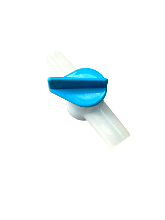 2-Wege-Hahn ø 13 x 16 mm, grün, blau