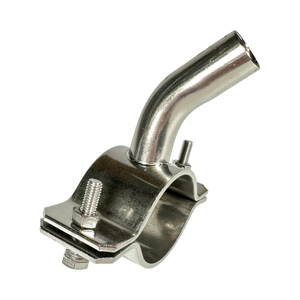 Edelstahl Milchanschluss, Anschluss Ø 17-19 mm ,Leitung 50-52 mm, 45° parallel, Modell DL passend für 98884681