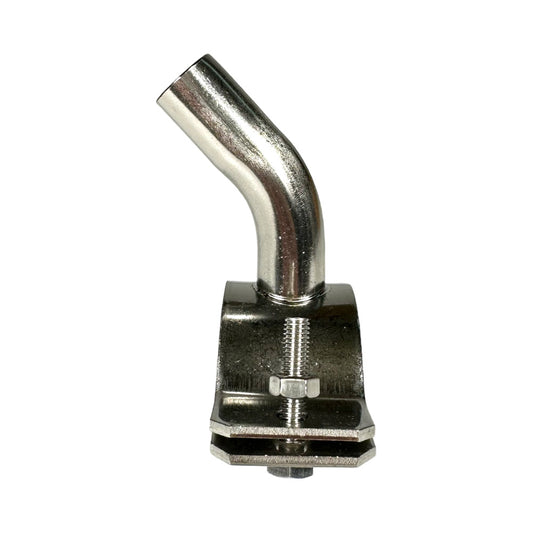 Edelstahl Milchanschluss, Anschluss Ø 17-19 mm ,Leitung 50-52 mm, 45° parallel, Modell DL passend für 98884681