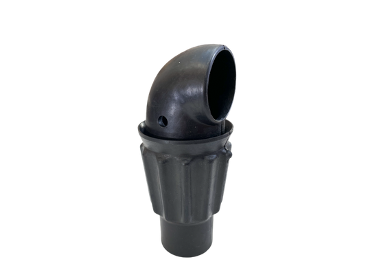 Einlaufgummi Rohr ø 40 mm, Loch im Glas ø 60 mm, für Edelstahlklappe, passend für 7038-2809-050, Bohrung seitlich und hinten