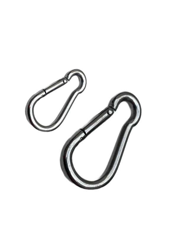 Edelstahl Karabinerhaken 50 x ø 5 mm