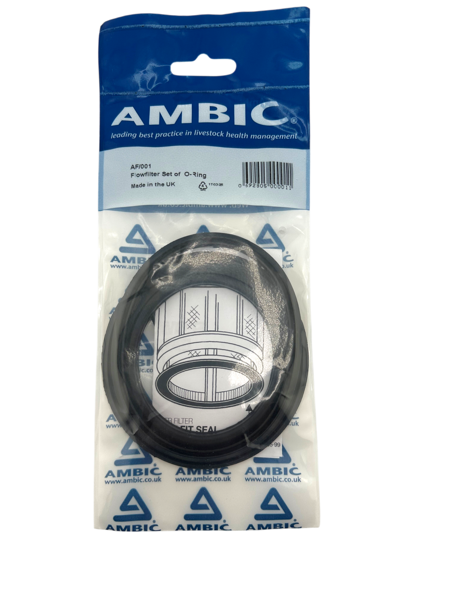 Dichtungssatz für Ambic Milchfilter