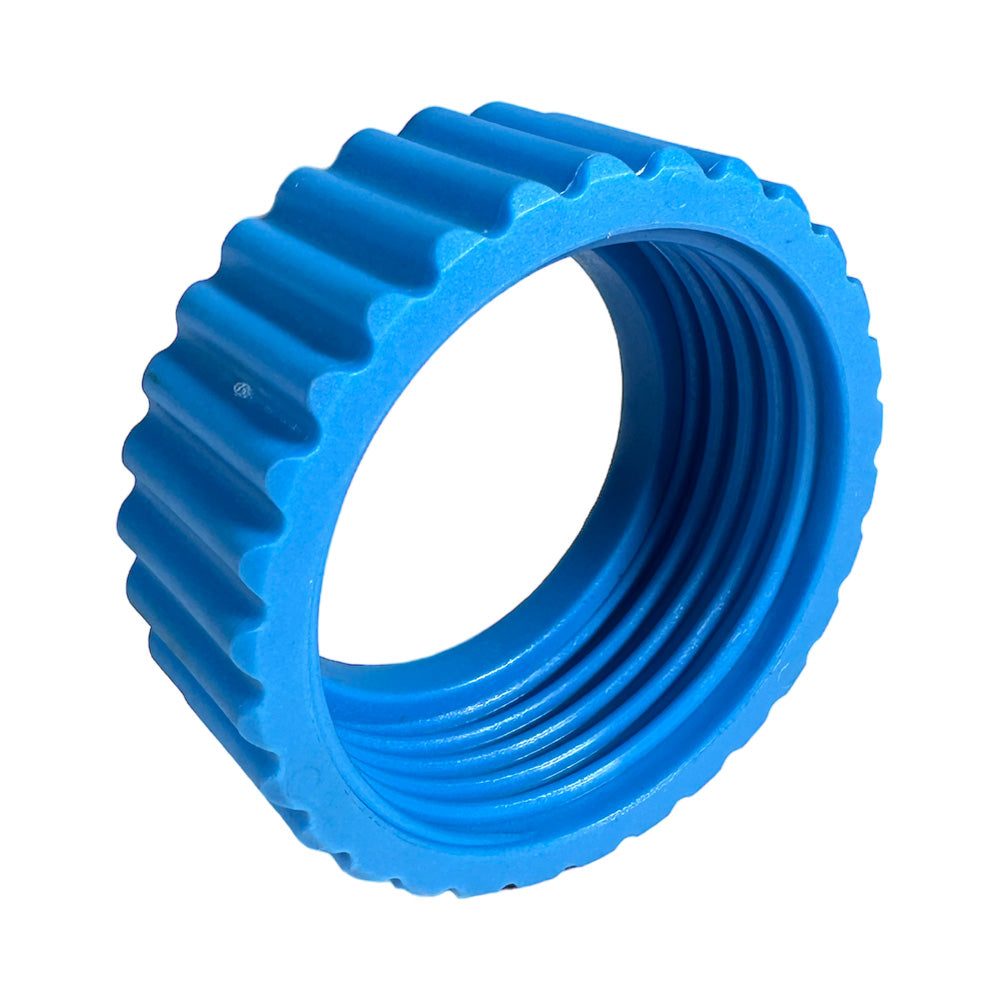 Überwurfmutter passend für DeLaval 95029803, 48 x 57 mm, blau