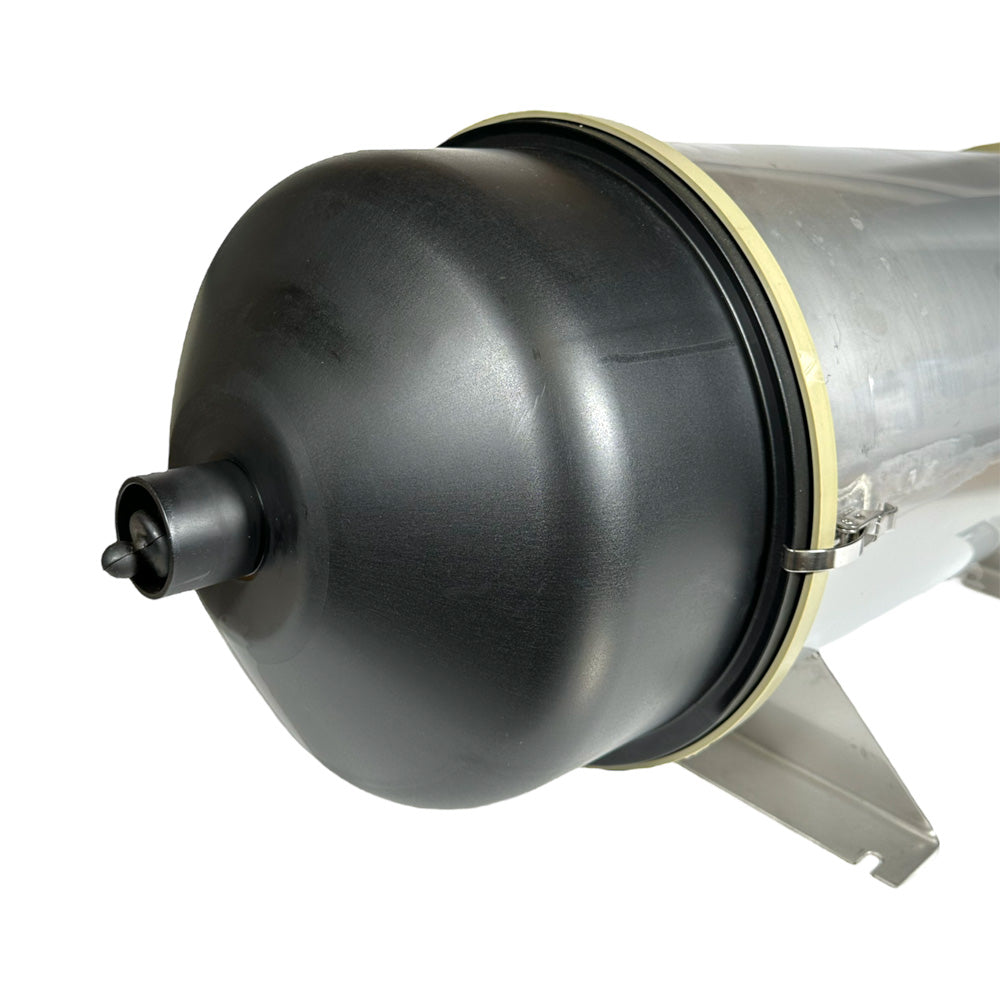 Vakuumtank Typ DL Edelstahl Tank, 70 Liter, passend für 184001437, Ausgang ø 76 mm