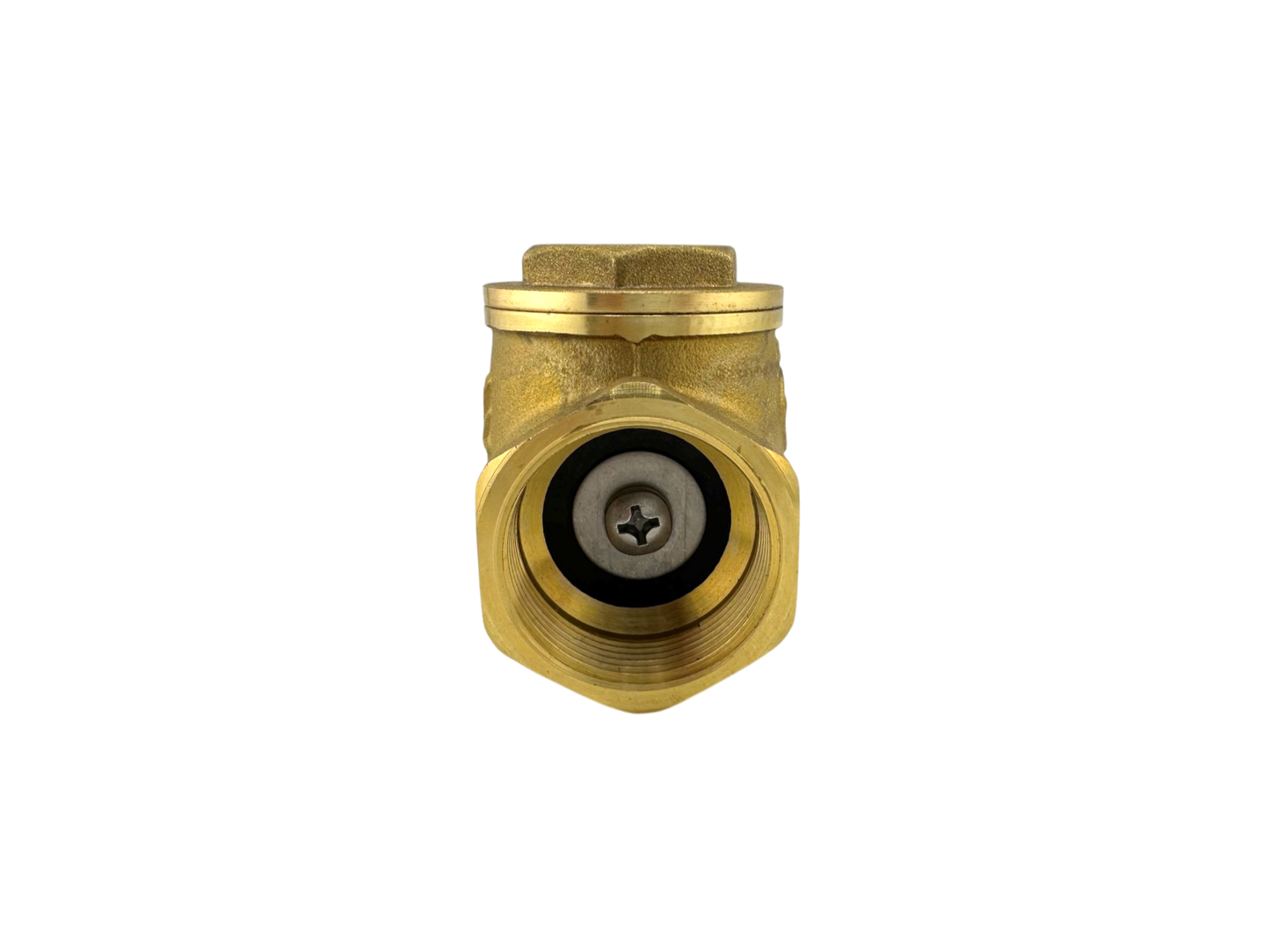 Messing Rückschlagklappe 1 1/2" für Vakuumleitung