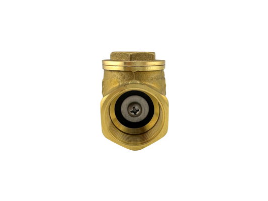 Messing Rückschlagklappe 1 1/2" für Vakuumleitung