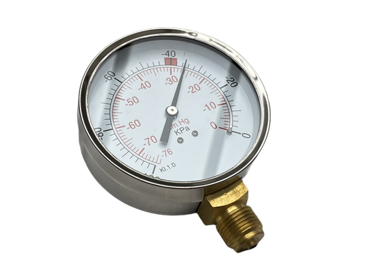 Vakuumuhr 1/2“ Anschluss, ø 100 mm, trocken