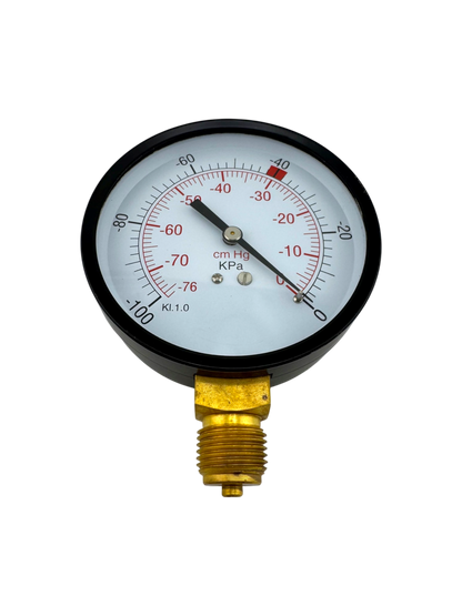 Vakuumuhr 1/2“ Anschluss, ø 100 mm, trocken