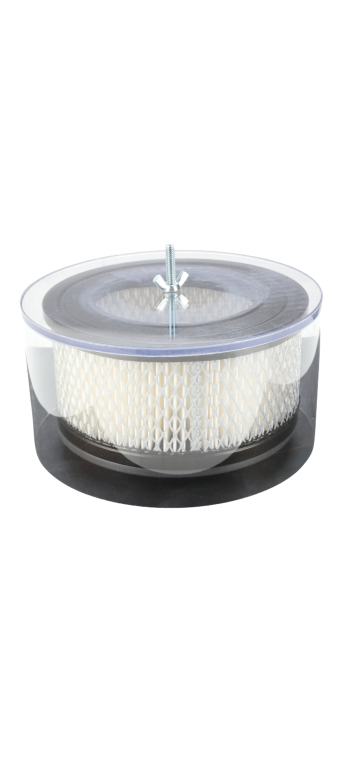 Luftfilter mit Gehäuse 3" Filter, komplett, 90 mm, Typ Boumatic