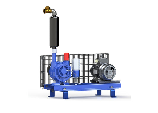 Vakuumpumpe GPV 1000 auf Konsole 3 KW komplett