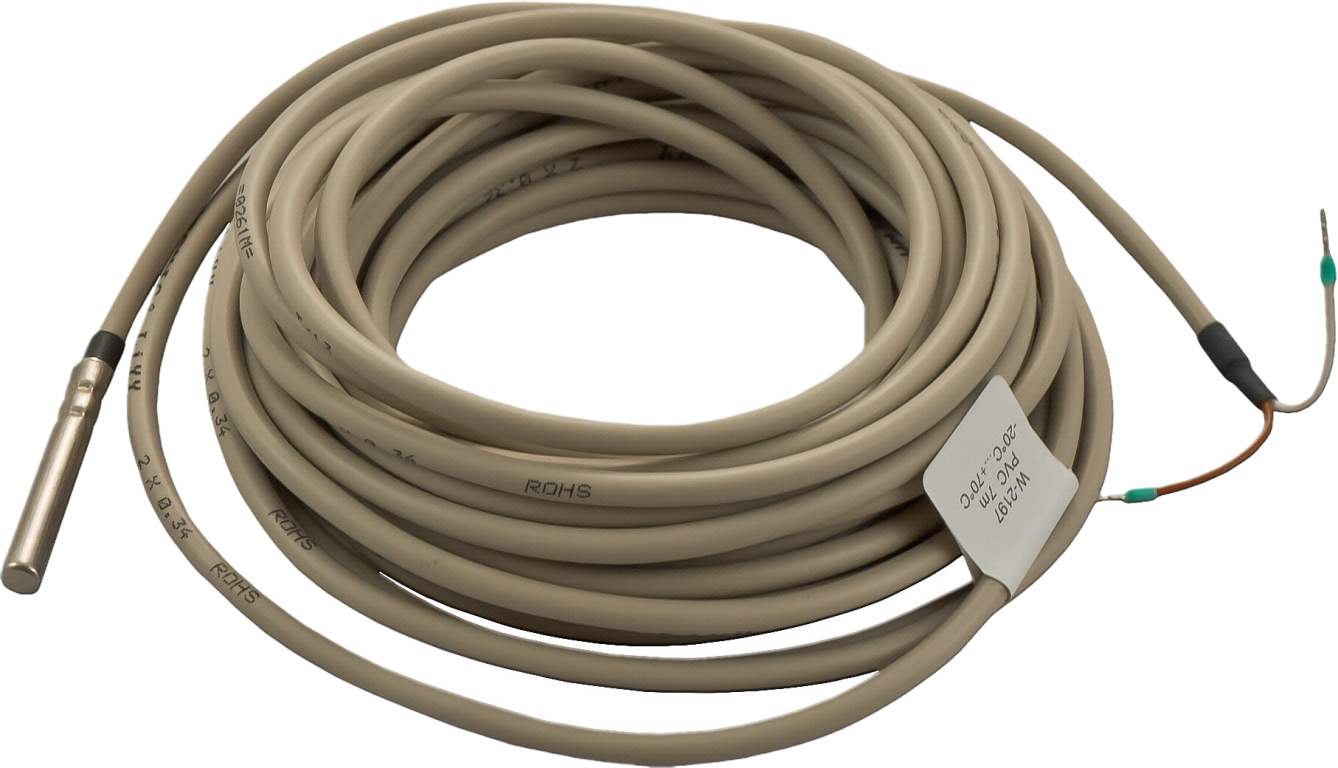 Temperaturfühler PCV2-2, 6 x 40 mm, Länge: 7m, für Packo Milchkühltanks