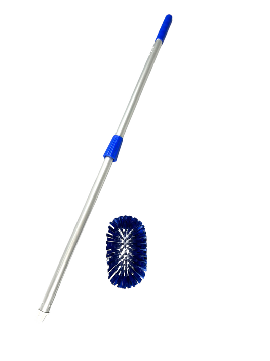 Hoftankbürste mit Alustiel, 100 mm