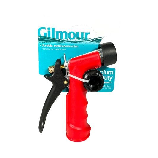 Gilmour Euterbrause rot, mit Schnellanschluss (Gardena) und Messing Innengehäuse
