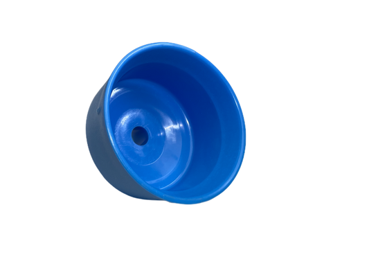 Kunststoff Spültasse DeLaval blau, groß, ø 64,5 mm, passend für DeLaval 96639801