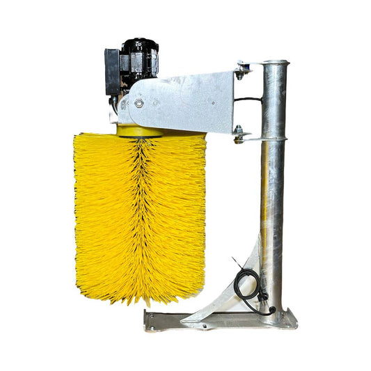 Pendelbürste, 230V schwarz - gelb, Modell ( feuerverzinkt) pass. für DeLaval mit Bürste