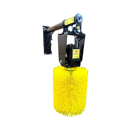 Pendelbürste, 230V schwarz - gelb, Modell (pulverbeschichtet)  pass. für DeLaval mit Bürste