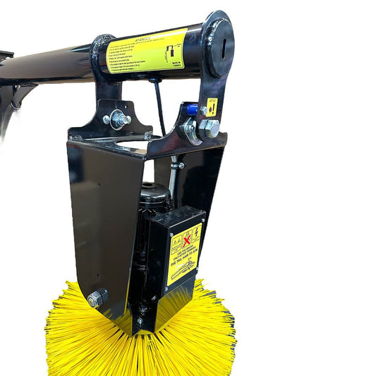 Pendelbürste, 230V schwarz - gelb, Modell (pulverbeschichtet)  pass. für DeLaval mit Bürste