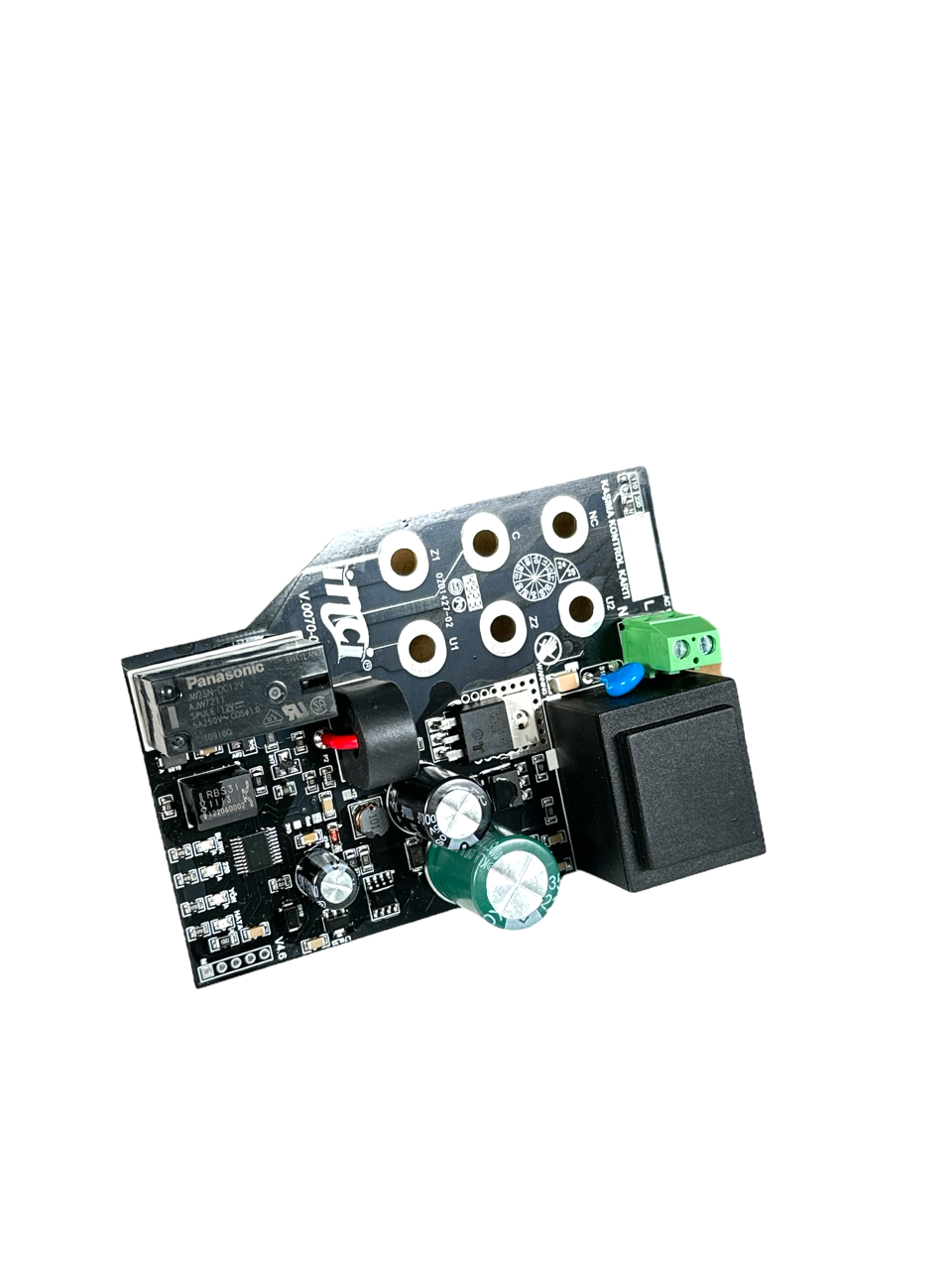 Platine mit Sensor für Pendelbürste , 230V schwarz - gelb