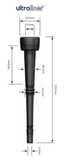 Zitzengummi Milkrite MS163U passend für 90116301 Manus