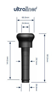 Zitzengummi Milkrite WS180U passend GEA/Westfalia 7022-2725-180