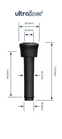 Zitzengummi Milkrite WS230U passend GEA/Westfalia 7021-2725-230